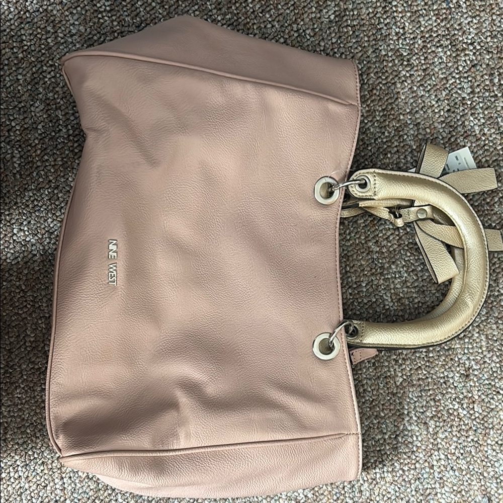 Nine West Pink and Gold Women's Bag